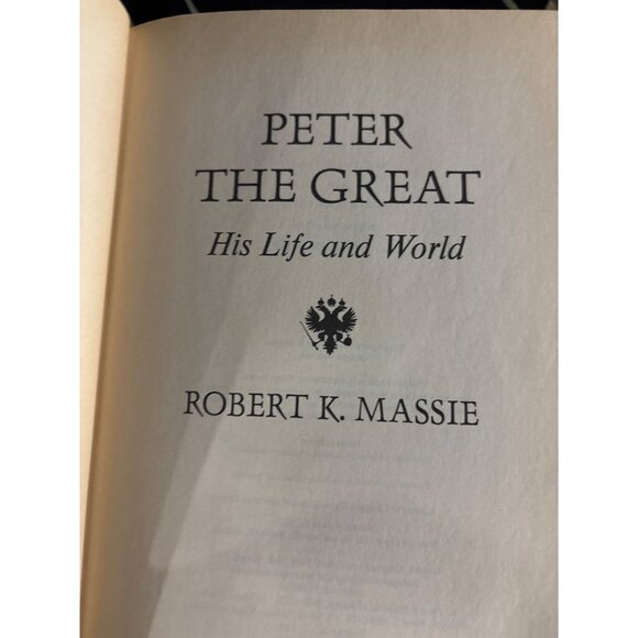 Peter The Great By Robert K. Massie Hardcover Book 1991 Edition Vintage - Picture 9 of 15